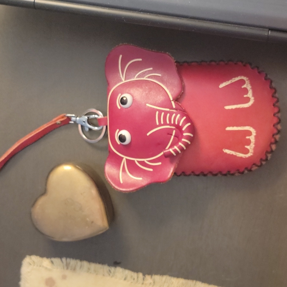 Handmade Elephant wristlet